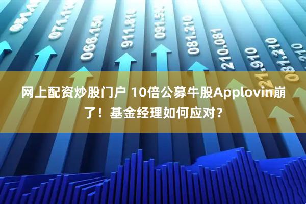 网上配资炒股门户 10倍公募牛股Applovin崩了！基金经理如何应对？